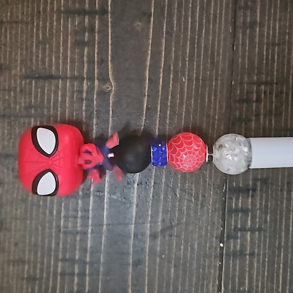 Spider-Man - bobblehead Funko Pop Pen Hand Crafted - Picture 4 of 4